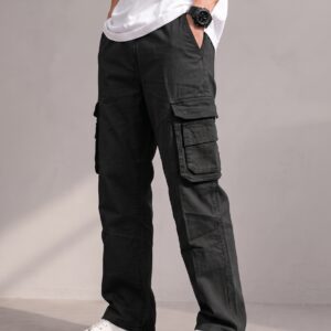 Twill Baggy Cargo - Black